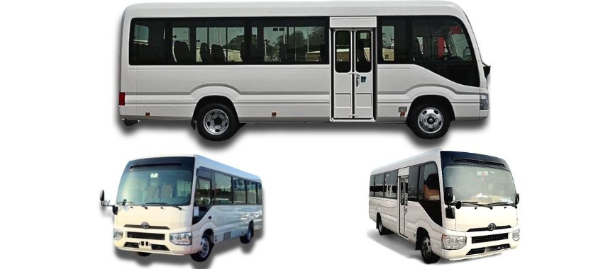 20 seat, 21 seat, 22 seat and 23 seat minibus rent in sharjah and Dubai