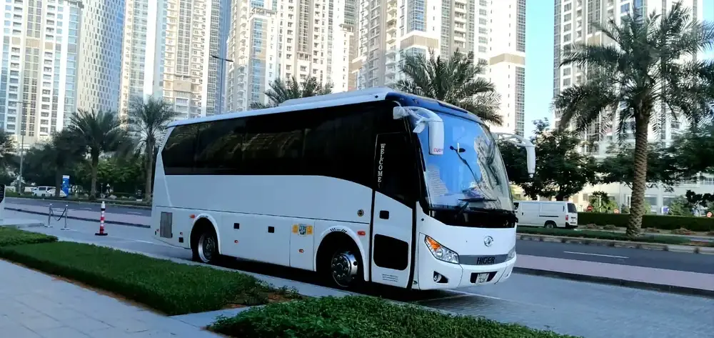 35 seat bus rental dubai and sharjah 33 seat luxury bus dubai