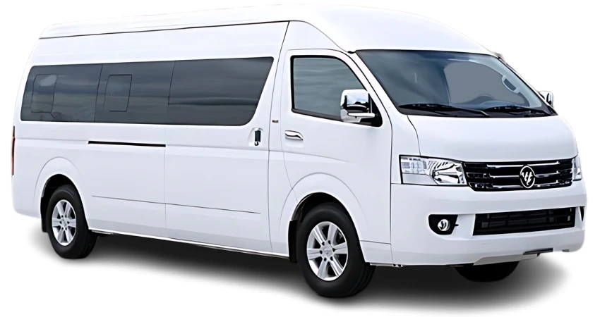 13 seated van for rent in Dubai